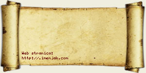 Jana Njego vizit kartica